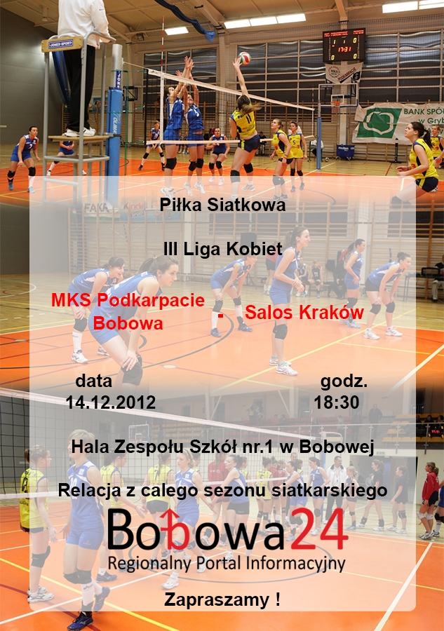Siatkówka – MKS Podkarpacie Bobowa vs. Salos Kraków
