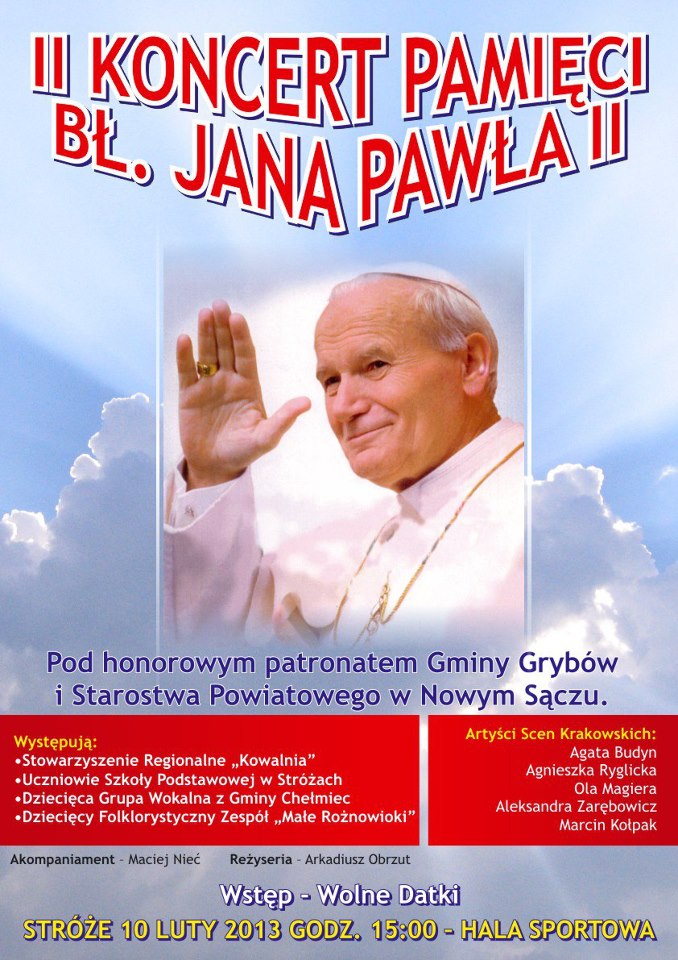 II Koncert pamięci Bł. Jana Pawła II