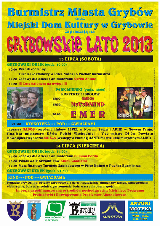 Grybowskie Lato 2013