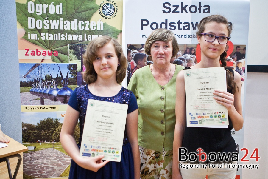 Uczennice z Bobowej laureatkami ogólnopolskiego konkursu ekologicznego (TV)