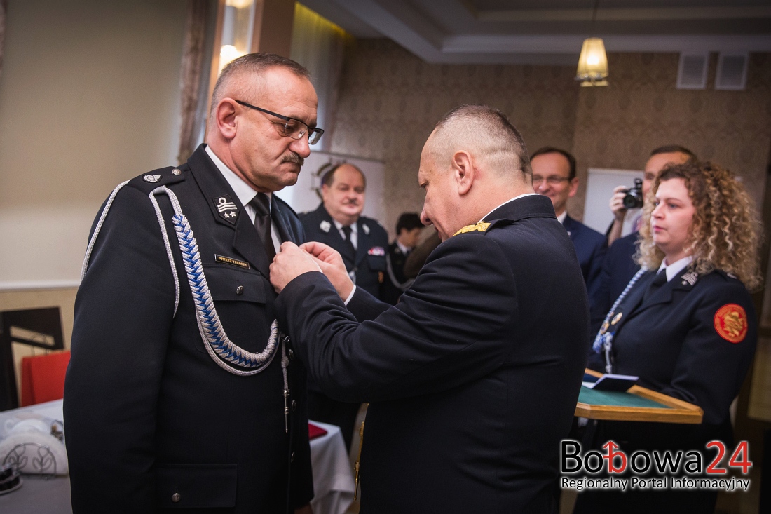 Minister Brudziński odznaczył dh Taraska odznaką zasłużony dla Ochrony Przeciwpożarowej